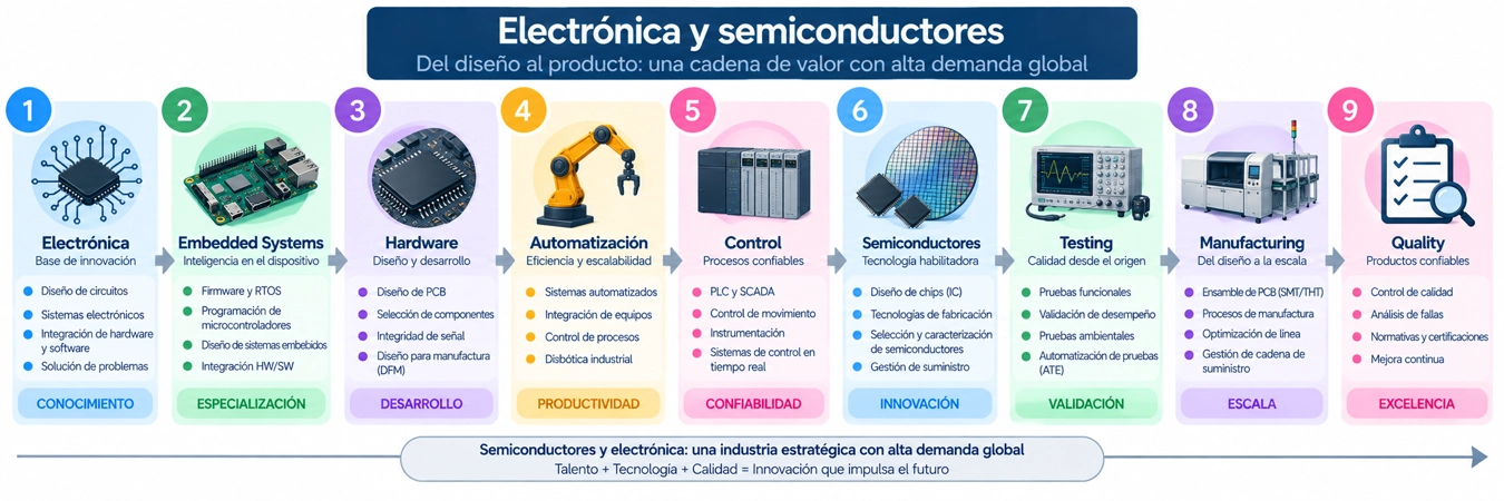 Semiconductores y electrónica