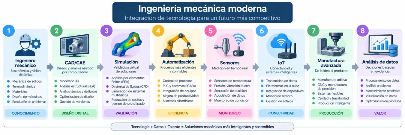 Ingeniería mecánica actualmente