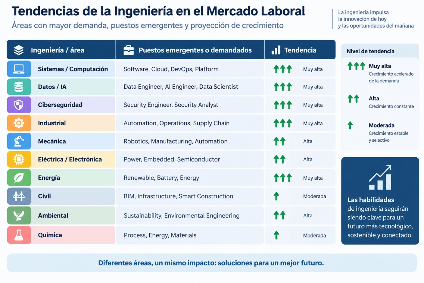 Tendencias del mercado laboral